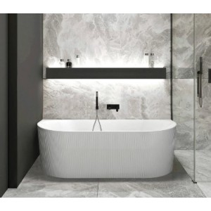 Noosa Back To The Wall Multifit Bath Gloss White 1500